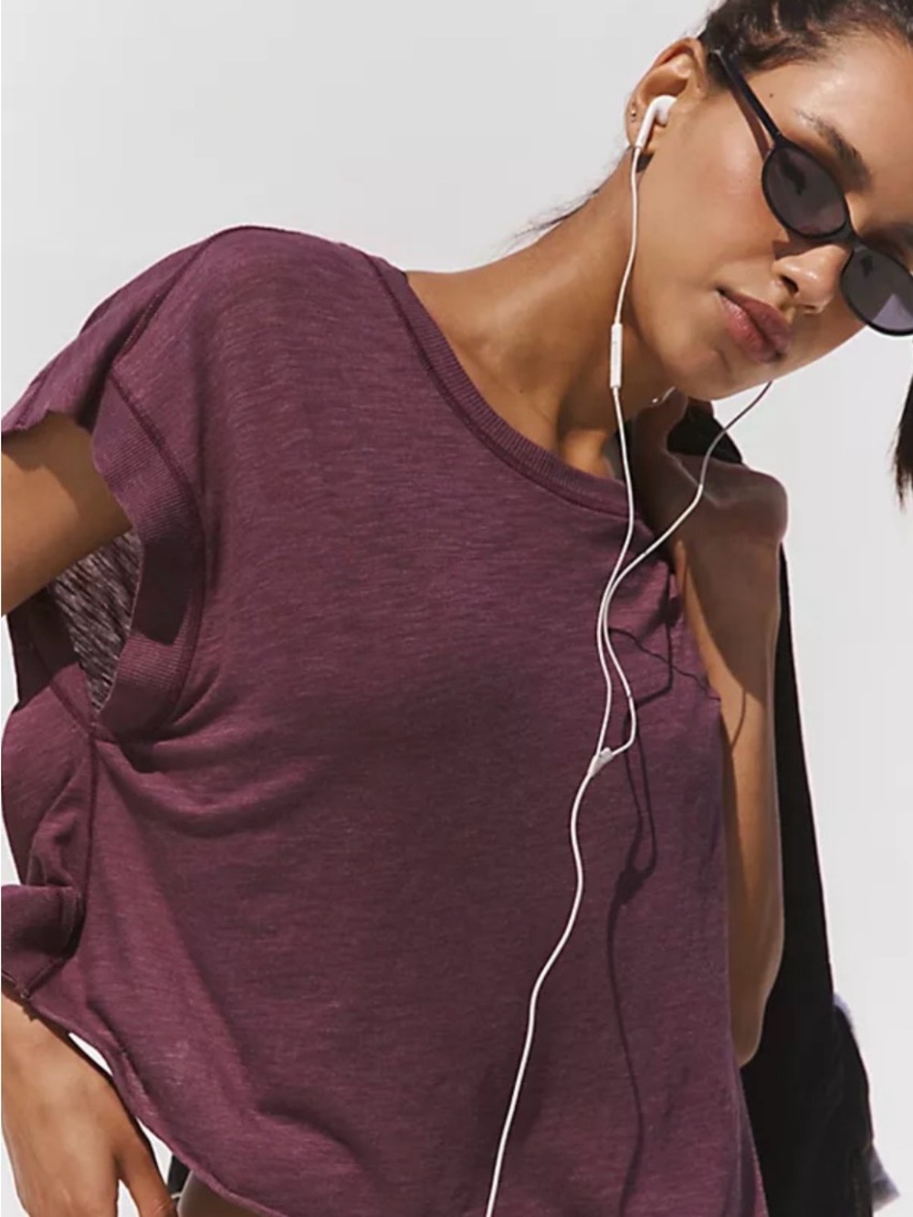 We The Free Sleeveless Relaxed Tank - Plum